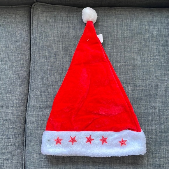 Santa blinking light hat - Picture 3 of 3